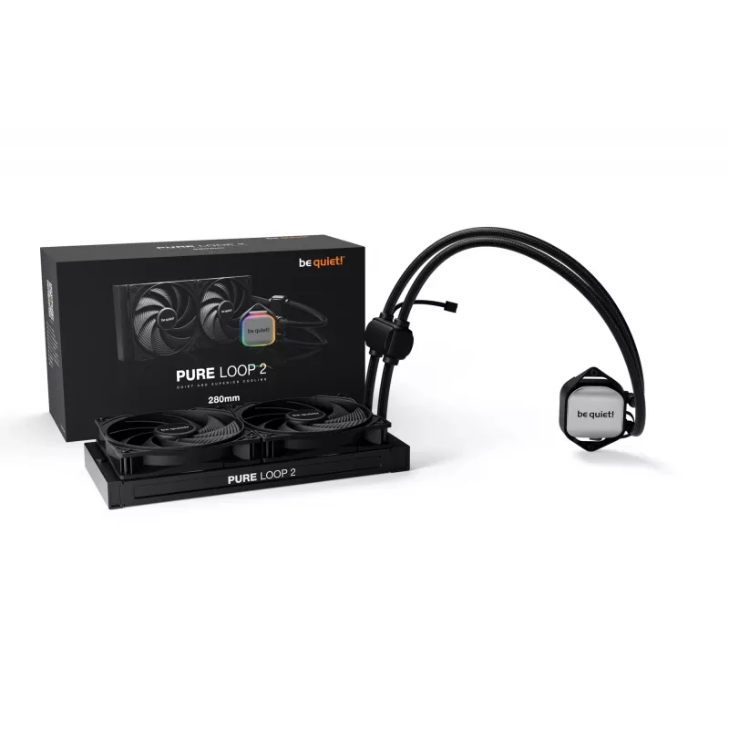 be quiet Pure Loop 2 | 280mm Υγρόψυξη Επεξεργαστή All-in-One 14 cm Μαύρο 1 τεμ.