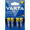 VARTA Μπαταρία Longlife Power Mignon AA LR06 1x4