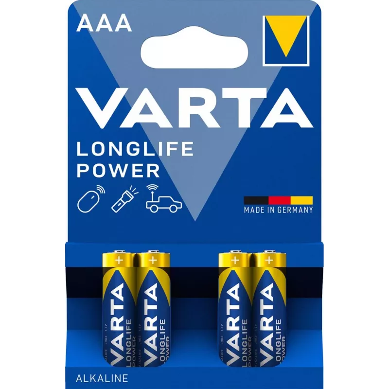 VARTA Μπαταρία Longlife Power Micro AAA LR03 1x4