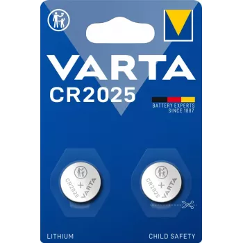 VARTA Μπαταρία Λιθίου Κουμπί CR2025 3V 1x2