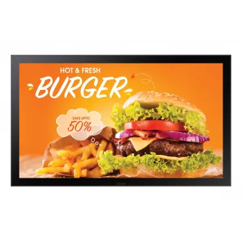 Samsung OH24B Digital Signage Επίπεδη οθόνη 61 cm (24 inch) LCD Wi-Fi 1500 cd/m² Full HD Μαύρο Ενσωματωμένος επεξεργαστής Tizen 6.5 24/7