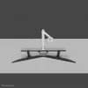 Neomounts DS75S-950WH2 Βραχίονας οθόνης 17-32 inch - Γάζα αερίου - Topfix - 180°-Stop