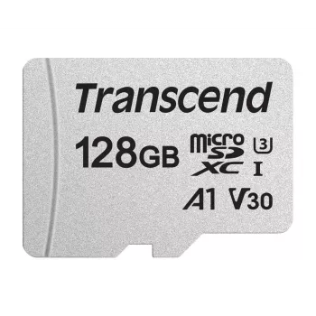 TRANSCEND Κάρτα Micro-SDXC 300S 128GB UHS-I U3 χωρίς αντάπτορα