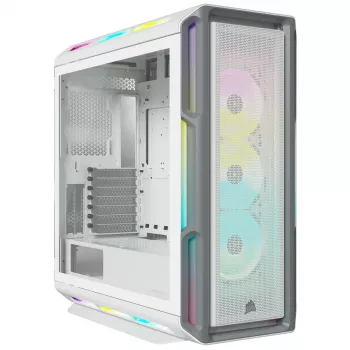 CORSAIR Mid-Tower ATX Κουτί PC - iCUE 5000T - RGB tempered glass - λευκό