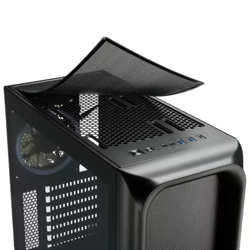Κουτί PC Sharkoon TK5M RGB ATX Desktop μαύρο