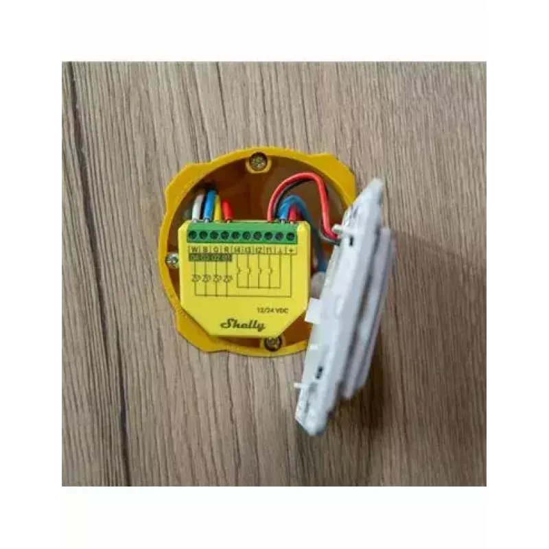 Shelly Plus RGBW PM Wireless Smart Light πράσινο κίτρινο