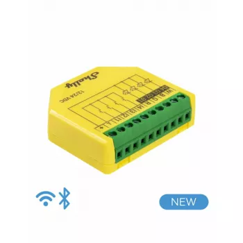 Shelly Plus RGBW PM Wireless Smart Light πράσινο κίτρινο