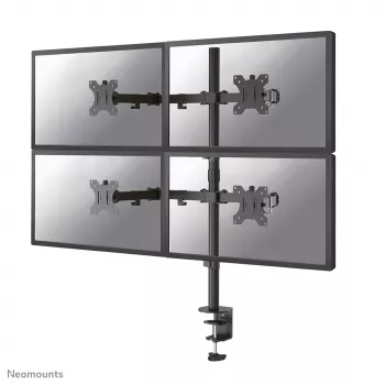 Neomounts FPMA-D550D4Schwarz Βραχίονας οθόνης 13-32 inch, Σφιγκτήρας/Δίοδος γραφείου, 6 kg, 33 cm (13 inch), 81,3 cm (32 inch), 100 x 100 mm, Μαύρο