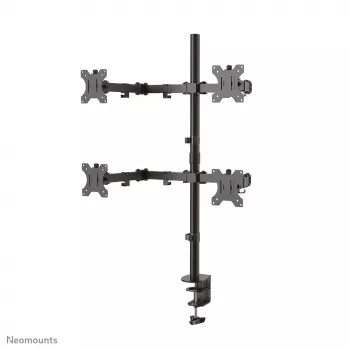 Neomounts FPMA-D550D4Schwarz Βραχίονας οθόνης 13-32 inch, Σφιγκτήρας/Δίοδος γραφείου, 6 kg, 33 cm (13 inch), 81,3 cm (32 inch), 100 x 100 mm, Μαύρο