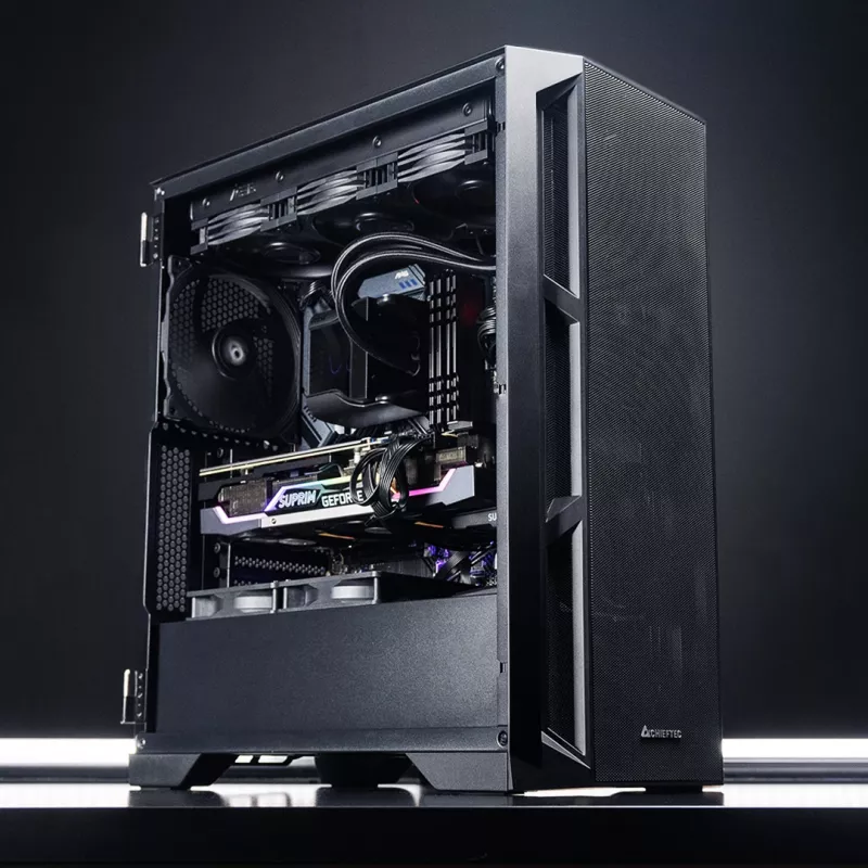Chieftec APEX AIR GA-01B-M-OP ATX Midi Tower Μαύρο
