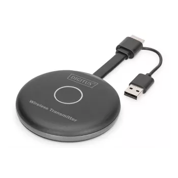Wireless Collaboration System Digitus Click & Present Pro Desktop Μαύρο Γκρι 3840x2160