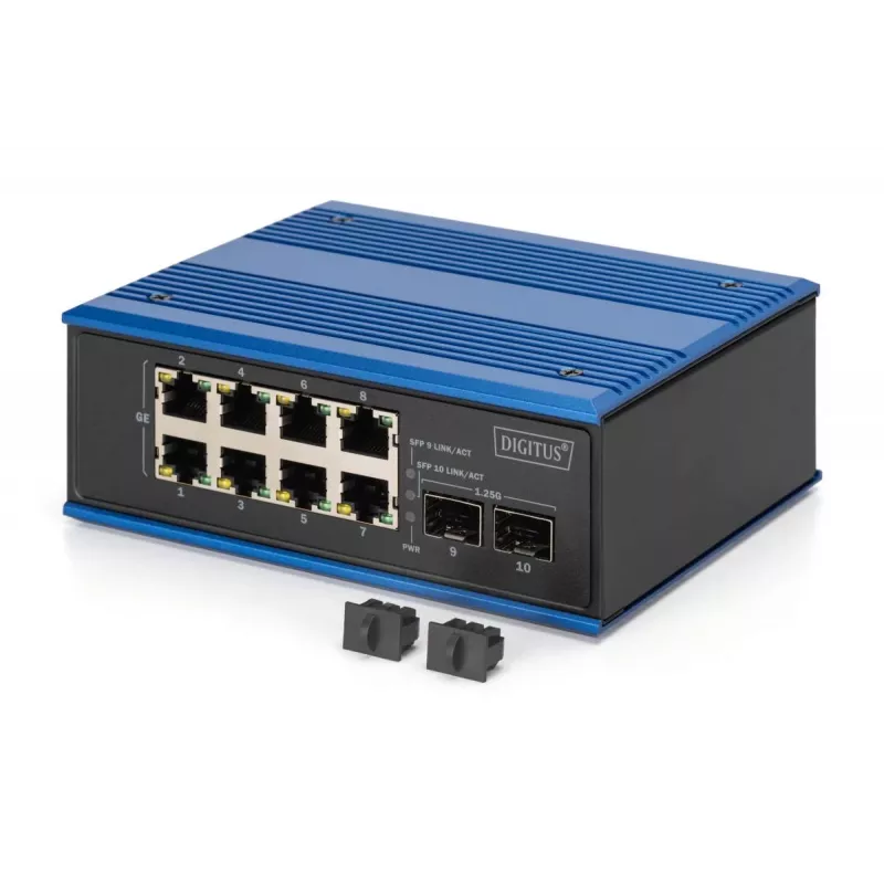Unmanaged Switch DIGITUS DN-651150 8 Θύρες Gigabit Ethernet 2 Θύρες SFP Module