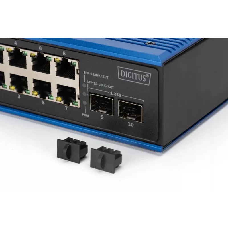 Unmanaged Switch DIGITUS DN-651150 8 Θύρες Gigabit Ethernet 2 Θύρες SFP Module