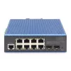 DIGITUS Industrial 8+2 Θυρών L2 Managed Gigabit Ethernet Switch 8x GE RJ45 + 2 Θύρες SFP