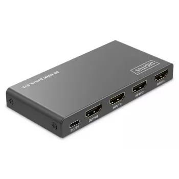 DIGITUS Διακόπτης HDMI 3x1. 8K/60Hz (4:4:4). HDR. HDCP 2.3