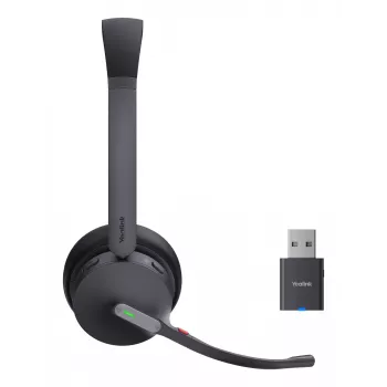 Yealink WH64 Hybrid Dual UC Headset Ασύρματο Headband Γραφείο/Callcenter Micro-USB Bluetooth Μαύρο