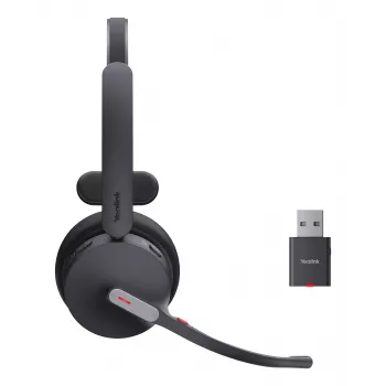 Yealink WH64 Hybrid Mono UC Headset Ασύρματο Headband Γραφείο/Callcenter Micro-USB Bluetooth Μαύρο