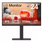 LG 24BA750-B Οθόνη Υπολογιστή 60,5 cm (23,8 ίντσες) 1920 x 1080 Pixel Full HD LCD Μαύρο
