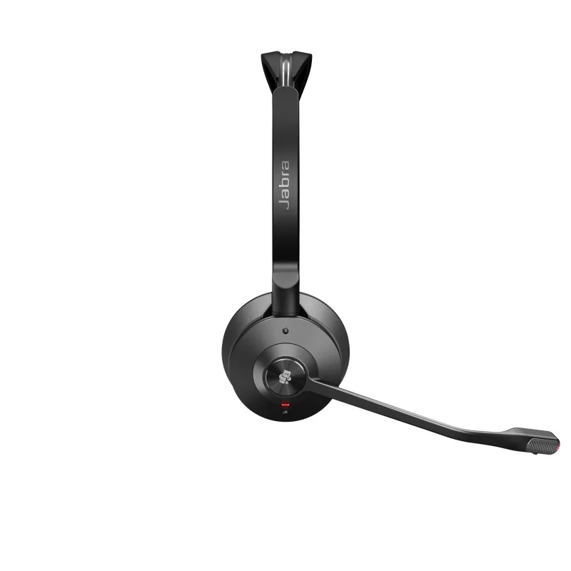 Jabra Engage 55 Stereo ασύρματα ακουστικά με μικρόφωνο DECT, που τοποθετούνται πάνω στα αυτιά, USB-A, βελτιστοποιημένα για Microsoft Teams, μαύρο/τιτάνιο