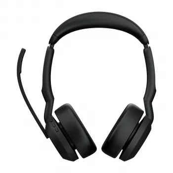 Jabra Evolve2 55 - Link380c UC Stereo, Ασύρματο, Γραφείο/Call Center, 20 - 20000 Hz, 130 g, Headset, Μαύρο
