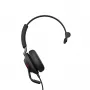 Jabra Evolve2 40 SE USB-C, UC Mono (με καλώδιο επέκτασης)