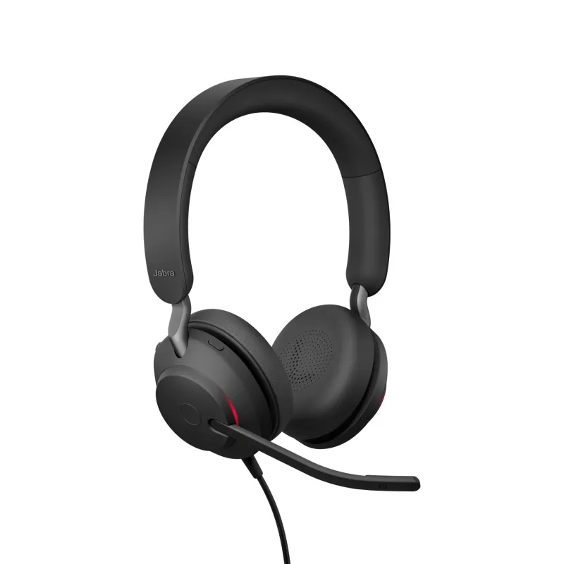 Jabra Evolve2 40 SE USB-C, UC Stereo (με καλώδιο επέκτασης)