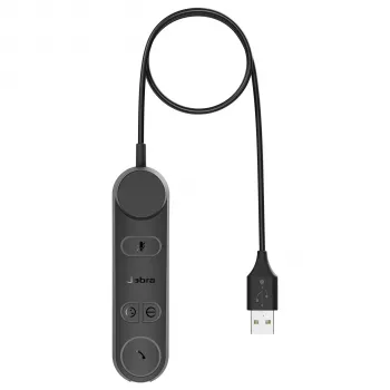 Jabra Engage 50 II Link - USB-A UC, Προσαρμογέας ελέγχου, Μαύρο