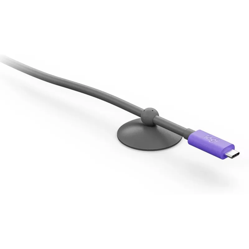 Καλώδιο USB Logitech 952-000195 USB 3.2 Gen 2 5 m USB-C Γραφίτης Βιολετί