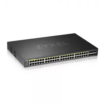 Zyxel GS2220-50HP-EU0101F Διακόπτης δικτύου Managed L2 Gigabit Ethernet (10/100/1000) Power over Ethernet (PoE) Μαύρο