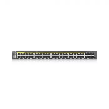Zyxel GS2220-50HP-EU0101F Διακόπτης δικτύου Managed L2 Gigabit Ethernet (10/100/1000) Power over Ethernet (PoE) Μαύρο