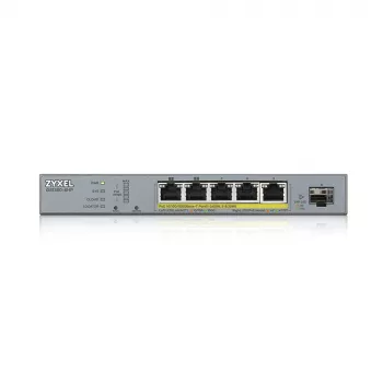 Zyxel GS1350-6HP-EU0101F Διακόπτης δικτύου Managed L2 Gigabit Ethernet (10/100/1000) Power over Ethernet (PoE) Γκρι
