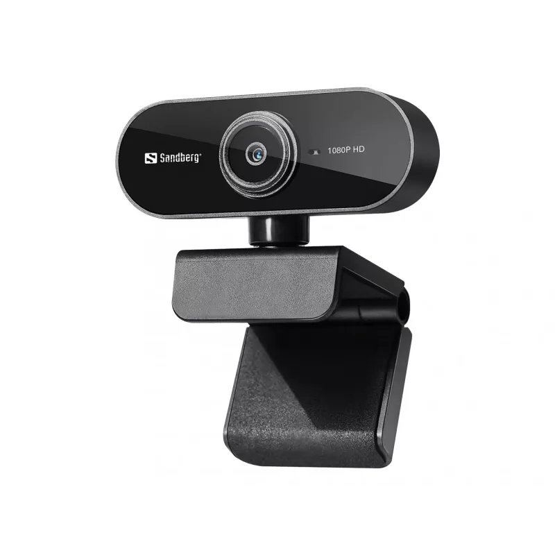 Sandberg USB Webcam Flex 1080P HD, 2 MP, 1920 x 1080 Pixel, Full HD, 30 fps, USB, Μαύρο