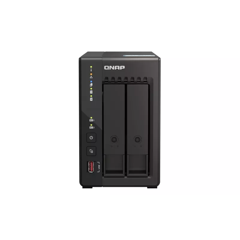 QNAP TS-253E NAS Tower Intel® Celeron® J6412 8 GB 0 TB QNAP QTS Μαύρο