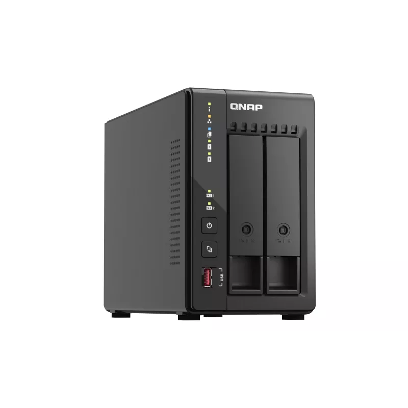 QNAP TS-253E NAS Tower Intel® Celeron® J6412 8 GB 0 TB QNAP QTS Μαύρο