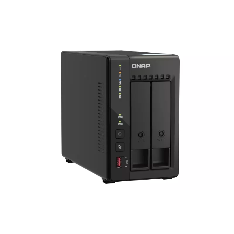 QNAP TS-253E NAS Tower Intel® Celeron® J6412 8 GB 0 TB QNAP QTS Μαύρο