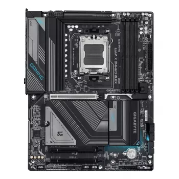 GIGABYTE X870 GAMING X WIFI7 Μητρική - Υποστηρίζει AMD Ryzen 9000 CPUs, 16+2+2 Phasen VRM, έως 8000 MHz DDR5 (OC), 1xPCIe 5.0 + 2xPCIe 4.0, Wi-Fi 7, 2.5GbE LAN, USB 4