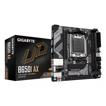 GIGABYTE B650I AX Μητρική - AMD Ryzen 9000 Series CPUs, 5+2+1 φάσεις VRM, έως 6400 MHz DDR5 (OC), 1x PCIe 4.0 M.2, 2,5 GbE LAN, WLAN 6E, USB 3.2 Gen 2