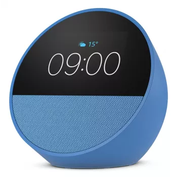 Ηχείο με έξυπνη οθόνη Amazon Echo Spot – 2,83 ίντσες (7,19 cm) 320×240, MediaTek CPU, Wi‑Fi a/b/g/n/ac, ηχείο 2,1W, μπλε