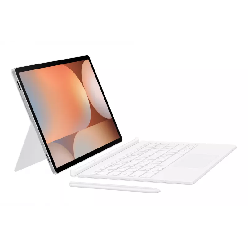 Samsung EF-DX825 QWERTZ German Pogo Pin Λευκό