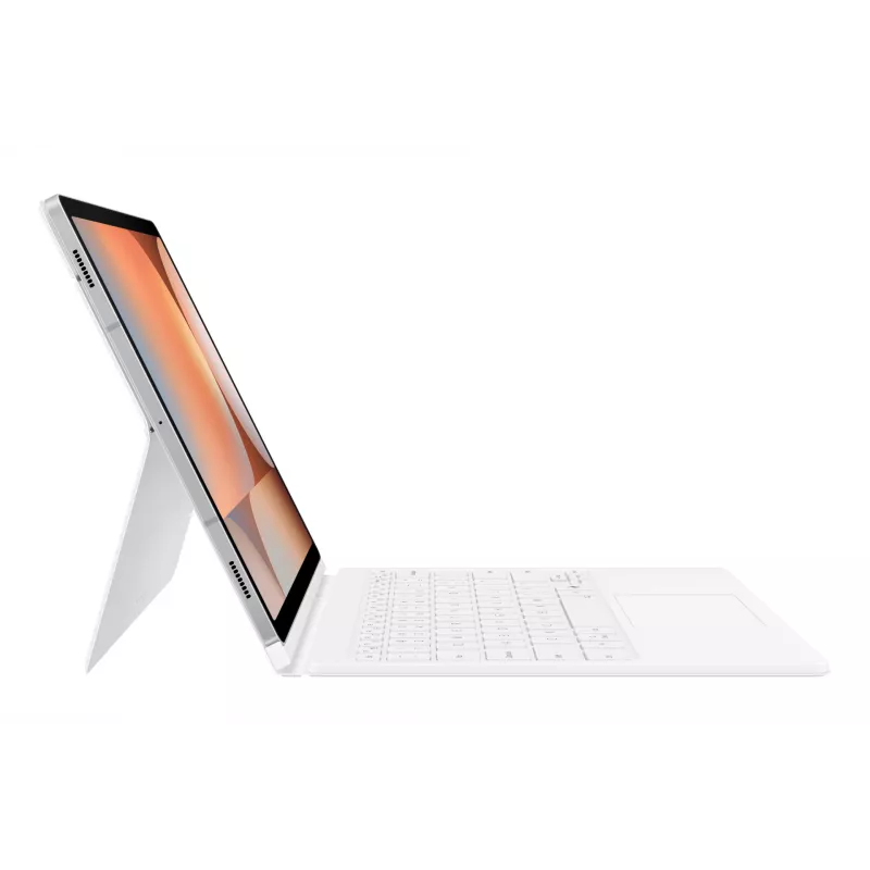 Samsung EF-DX825 QWERTZ German Pogo Pin Λευκό