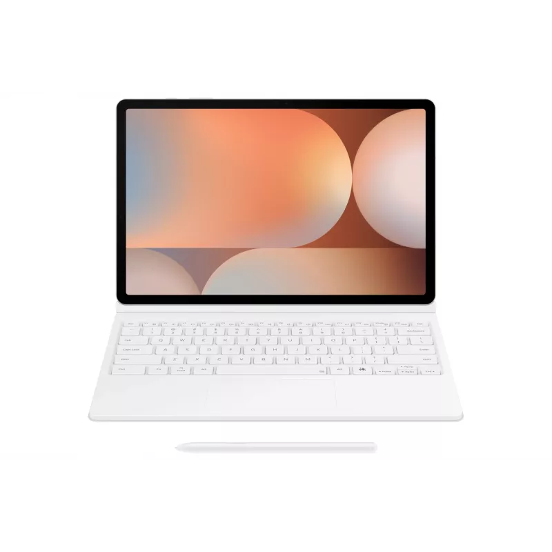 Samsung EF-DX825 QWERTZ German Pogo Pin Λευκό