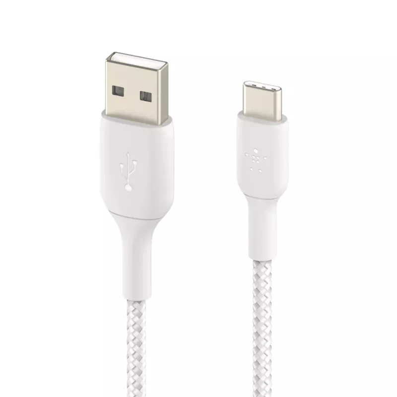 Καλώδιο USB Belkin BoostCharge CAB002BT2MWH 2 m USB A σε USB C λευκό