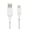 Καλώδιο USB Belkin BoostCharge CAB002BT2MWH 2 m USB A σε USB C λευκό