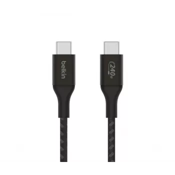 Καλώδιο USB BELKIN - Boostcharge - Καλώδιο USB-C σε USB-C 240 W - 1 m - μαύρο