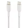Καλώδιο USB Belkin CAB004BT1MWH2PK USB 2.0 1 m USB C λευκό