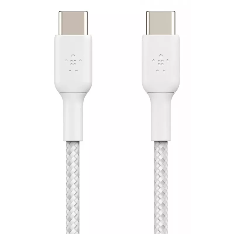 Καλώδιο USB Belkin CAB004BT1MWH2PK USB 2.0 1 m USB C λευκό