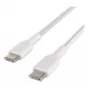 Καλώδιο USB Belkin CAB004BT1MWH2PK USB 2.0 1 m USB C λευκό