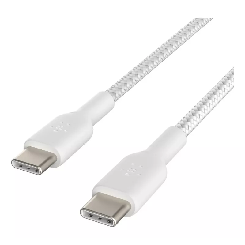 Καλώδιο USB Belkin CAB004BT1MWH2PK USB 2.0 1 m USB C λευκό