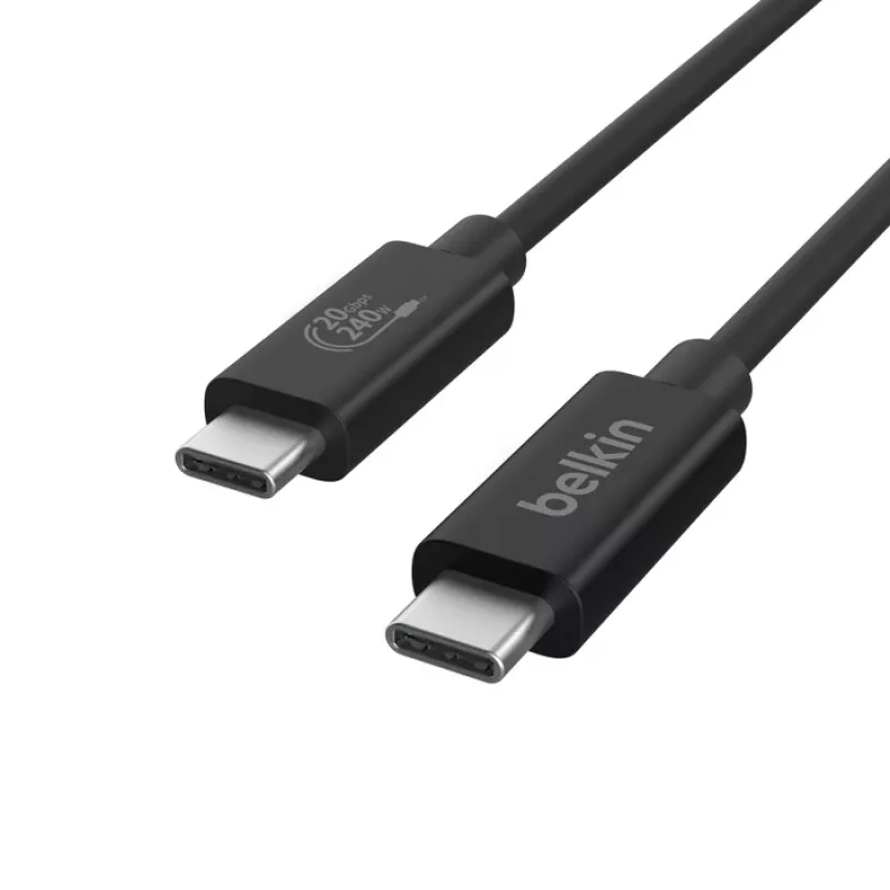Καλώδιο USB Belkin INZ004BT2MBK USB4 Gen 2x2 2 m USB-C μαύρο