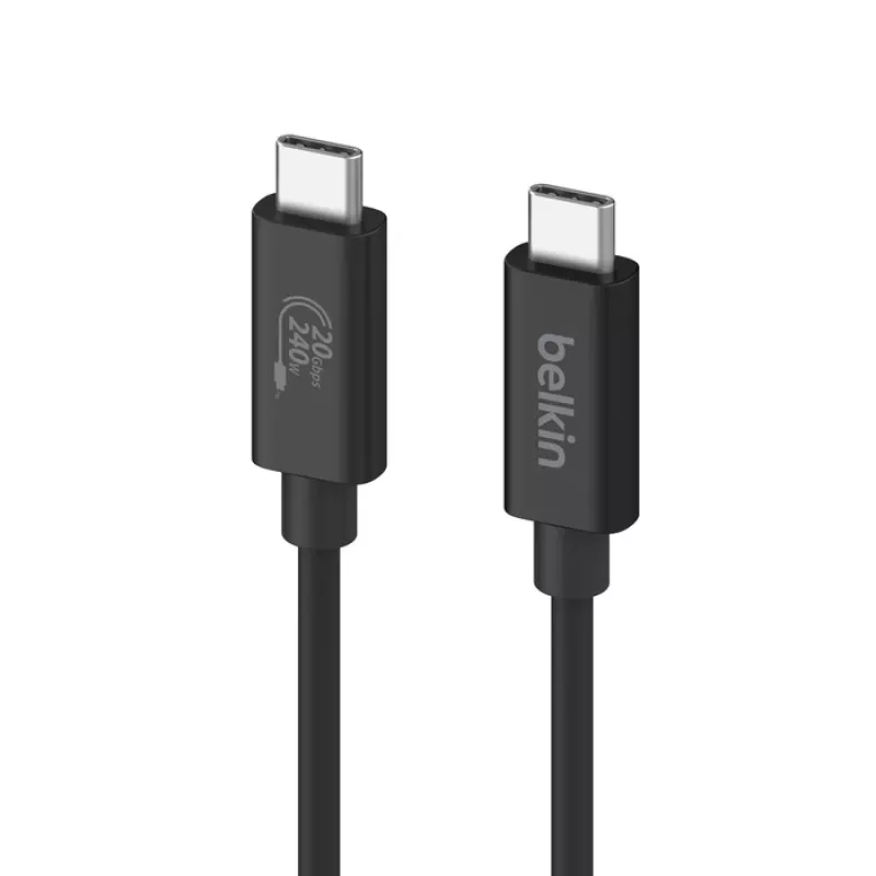 Καλώδιο USB Belkin INZ004BT2MBK USB4 Gen 2x2 2 m USB-C μαύρο